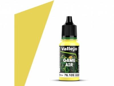 Vallejo Game Air, 76.109, Toxic Yellow, Токсичный жёлтый, 18 мл