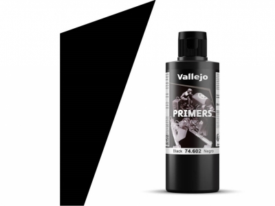 Vallejo Surface Primer, 74.602, Чёрный грунт, 200 мл