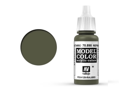 Vallejo Model Color, 70.890, Refractive Green, Зелёный брезент, 17 мл