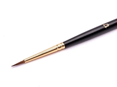 Круглая кисть Roubloff 1115 № 1,7 (1,7 мм), колонок, короткая ручка
