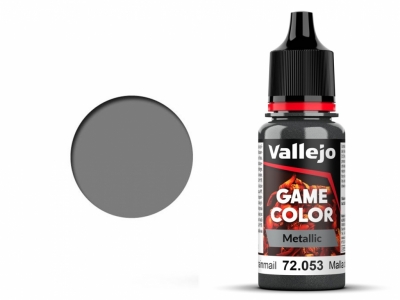 Vallejo Game Color, 72.053, Chainmail silver, Металлик серебряная кольчуга, 18 мл