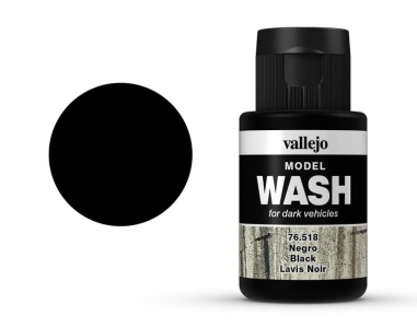 Vallejo Model Wash, 76.518, Проливка Чёрная, 35 мл