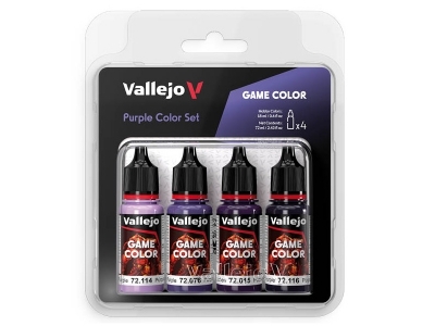 Набор красок Purple Color Set для кисти, 72.382