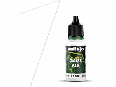Vallejo Game Air, 76.001, Dead White, Мёртвенно-белый, 18 мл