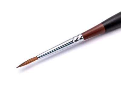Круглая кисть "Liner" № 2 (2 мм), колонок, короткая ручка