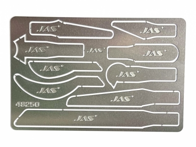 Набор лезвий "Пилки по пластику" Jas 48250 для ножа с зажимом 6 мм, 9 шт./уп.