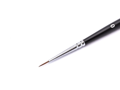 Круглая кисть Roubloff 1015 № 0 (0,8 мм), колонок, короткая ручка