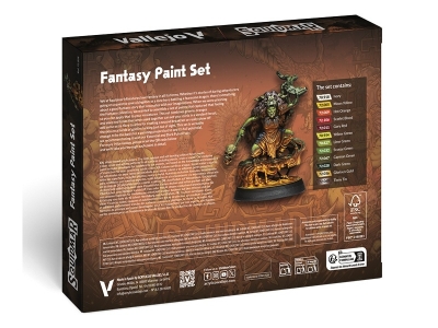 Набор красок Fantasy Paint Set для кисти и фигурка, 72.203