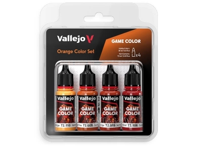 Набор красок Orange Color Set для кисти, 72.381