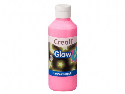 Creall Glow Красно-розовая люминесцентная, арт. 05942, 250 мл