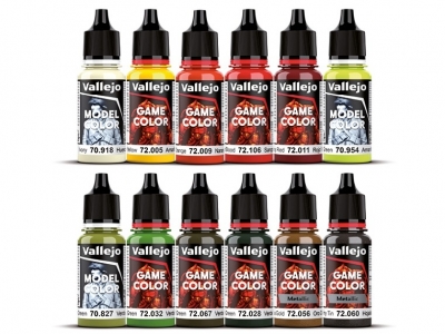 Набор красок Fantasy Paint Set для кисти и фигурка, 72.203