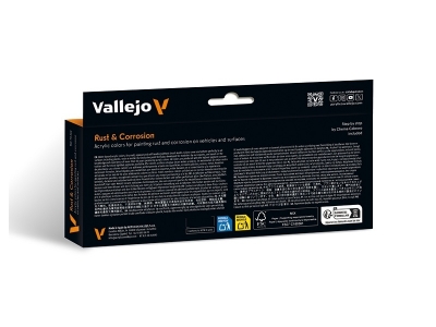 Набор красок Vallejo Rust and Corrosion, 70.262
