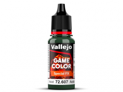 Vallejo Game Color Special FX, 72.607, Acid, Эффект кислоты, 18 мл