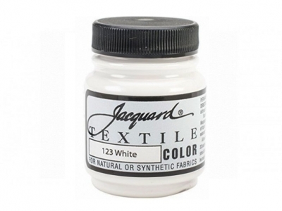 Jacquard Textile Color, JAC123, Белая, 67 мл