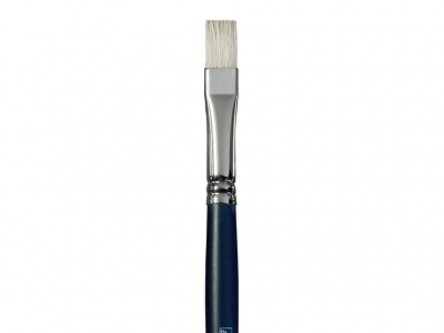 Плоская кисть "Байкал" № 10 (10 мм), щетина, длинная ручка