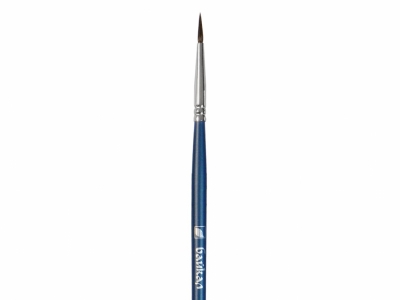 Круглая кисть "Байкал" № 2 (1,5 мм), белка, длинная ручка