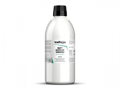 Vallejo Matt Acrylic Varnish, 28.518, Матовый акриловый лак, 500 мл