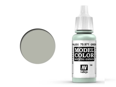 Vallejo Model Color, 70.971, Green Grey, Зелёно-серая, 17 мл