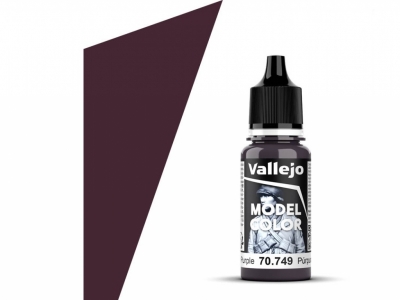 Vallejo Model Color, 70.749, Dark Purple, Тёмно-фиолетовая, 18 мл