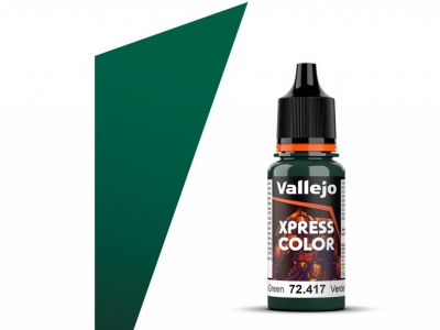 Vallejo Xpress Color, 72.417, Snake Green, Змеиный зелёный, 18 мл