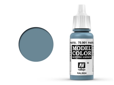 Vallejo Model Color, 70.901, Pastel Blue, Пастельный голубой, 17 мл