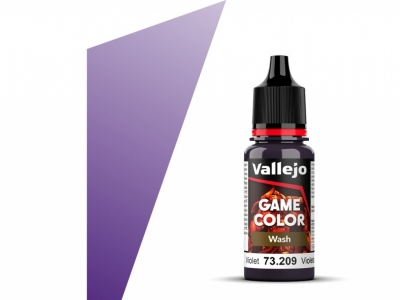 Vallejo Game Color, 73.209, Violet Wash, Проливка, Фиолетовая, 18 мл