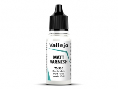 Vallejo Matt Varnish, 70.520, Матовый лак, 18 мл