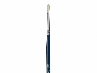 Круглая кисть "Байкал" № 2 (2 мм), щетина, длинная ручка