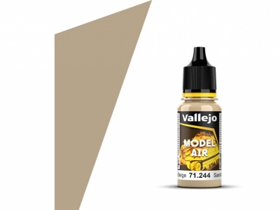 Vallejo Model Air, 71.244, Песочно-бежевая, 18 мл
