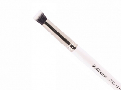 Кисть "Dry brush" трафарет № 13 (10 мм), синтетика таклон, короткая ручка