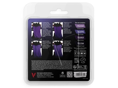Набор красок Purple Color Set для кисти, 72.382