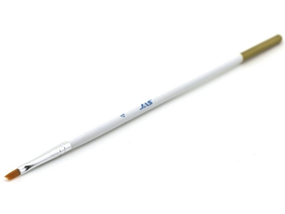 Ретушная кисть Jas 3634 № 4, синтетика, короткая ручка