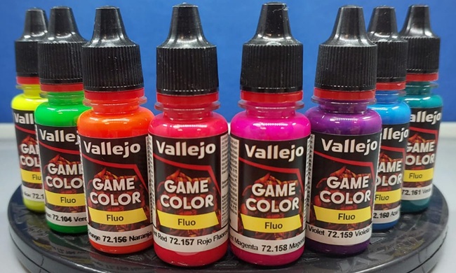 Флуоресцентные краски Vallejo Game Color vallejo, neon, game-color