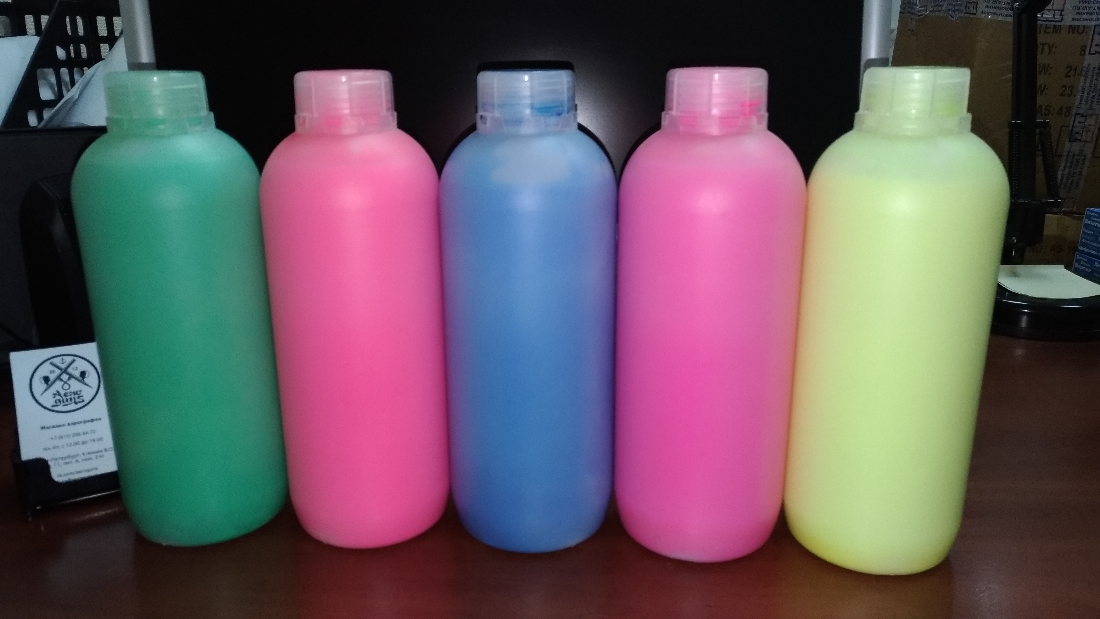 Флуоресцентные краски exMix литры