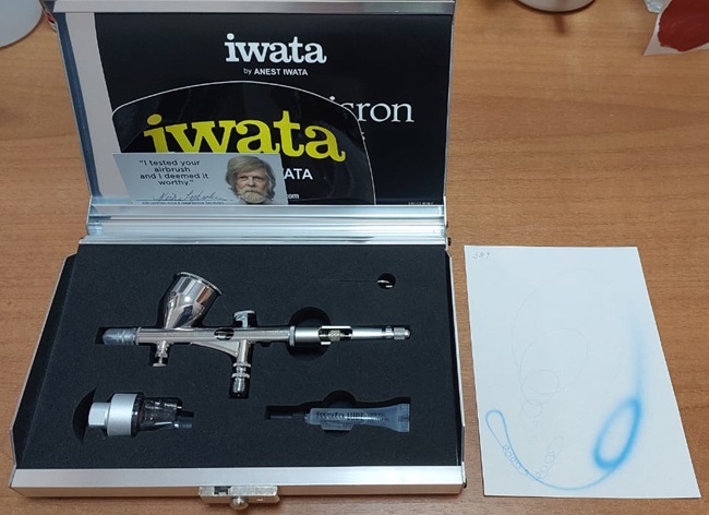 распыление, iwata, micron